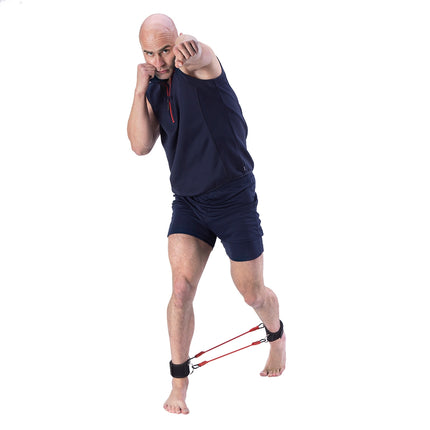 Bande d'entraînement de résistance des cuisses avec boucle