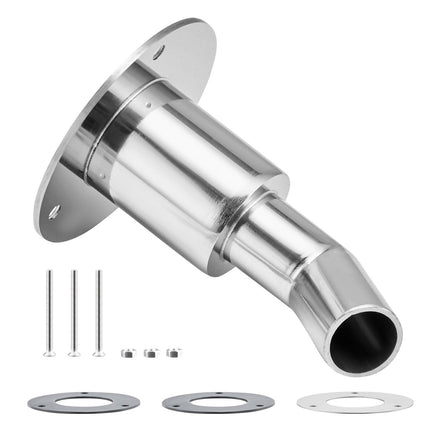 Thru-Hull 24mm Diesel Heater Exhaust Elbow, 316 SS