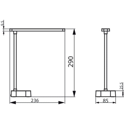 Tilpa Schreibtischlampe wiederaufladbar