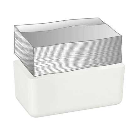 Tissue box with bamboo lid