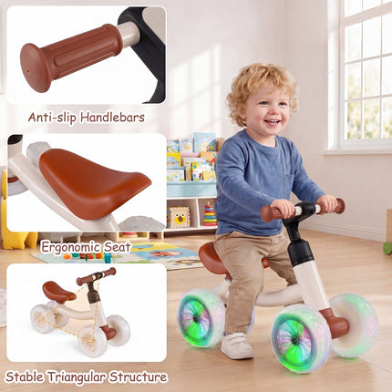 Draisienne pour tout-petits, sans pédales, selle et guidon réglables
