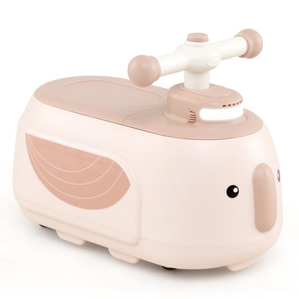 Voiture électrique pour tout-petits avec remorque, lumières, musique et rangement
