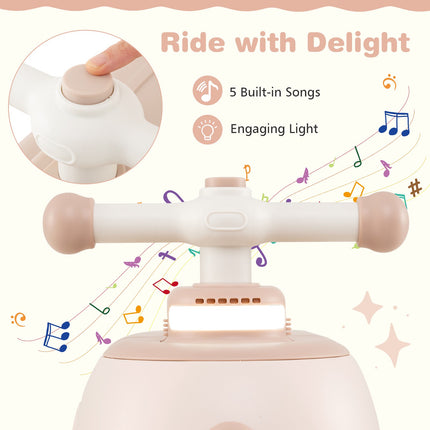 Voiture électrique pour tout-petits avec remorque, lumières, musique et rangement
