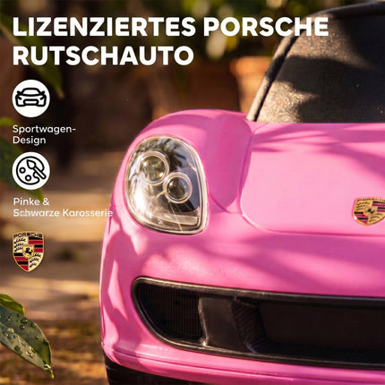 Voiture électrique pour tout-petits avec lumières et sons, rose, 18-36 mois