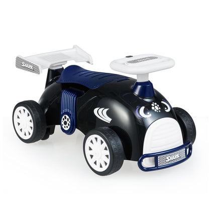 Kleinkinder-Rutschauto mit Musik & Stauraum – Haifisch-Design