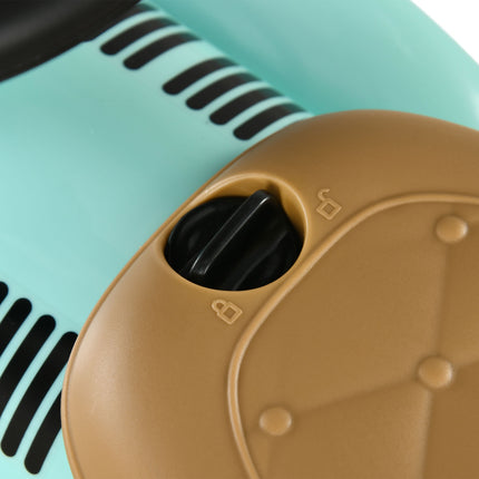 Voiture à enfourcher pour tout-petits avec rangement, sécurité anti-basculement, verte