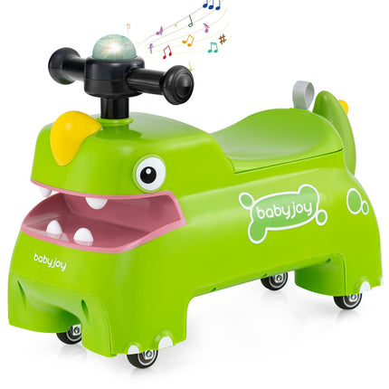 Voiture électrique pour tout-petits avec rangement, lumières et sons