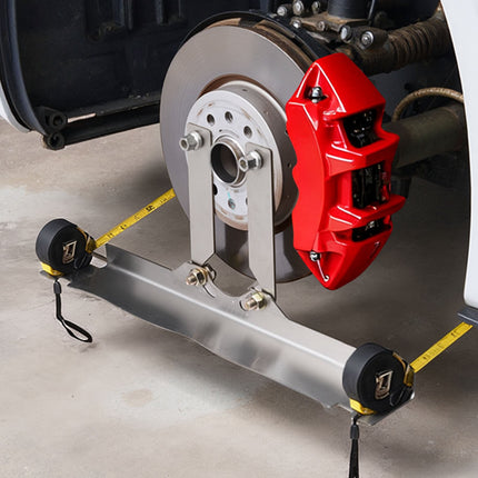 Toe Alignment Plates Set, 2pc Stainless Steel With Tapes