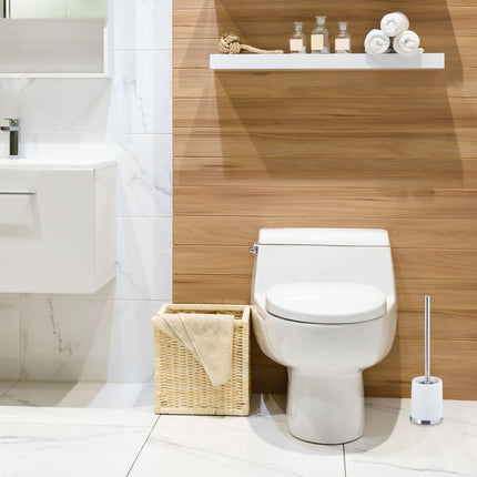 Ensemble de 3 brosses de toilette avec support