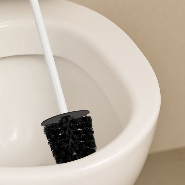WC-Bürsten-Set mit Wandhalterung, Edelstahl