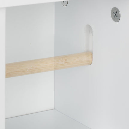 Toilettenschrank mit Stauraum und Papierhalter