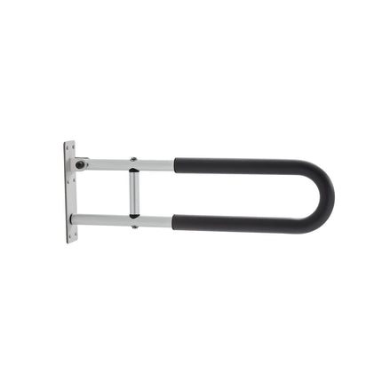Toilet Grab Bar, Flip-Up U-Shaped 23.8 In, 300 lb