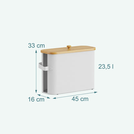 Toilettenpapierhalter, quadratischer Stoff, fasst 12 Rollen