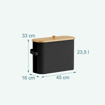 Porte-papier toilette carré en tissu, peut contenir 12 rouleaux