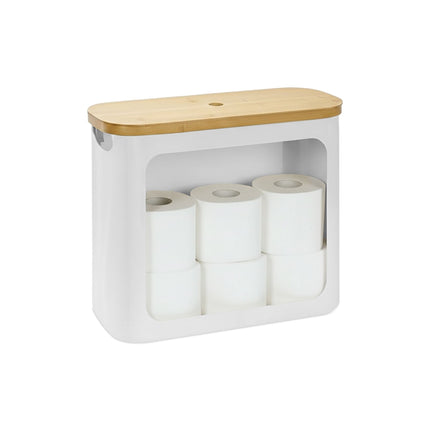 Porte-rouleau de papier toilette en tissu, capacité de 12 rouleaux