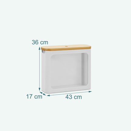 Porte-rouleau de papier toilette en tissu, capacité de 12 rouleaux