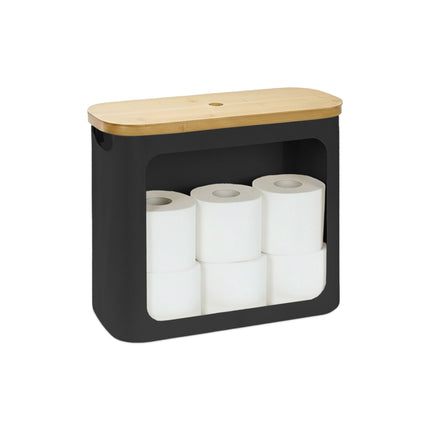 Porte-rouleau de papier toilette en tissu, capacité de 12 rouleaux