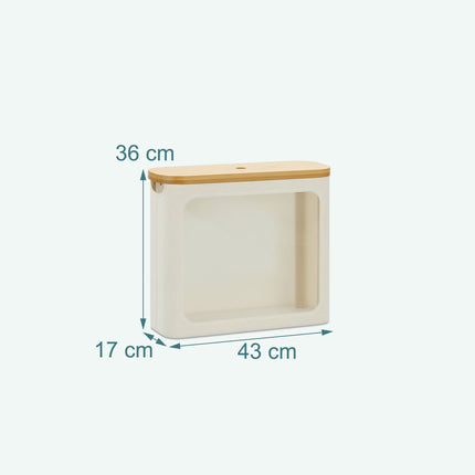 Porte-rouleau de papier toilette en tissu, capacité de 12 rouleaux