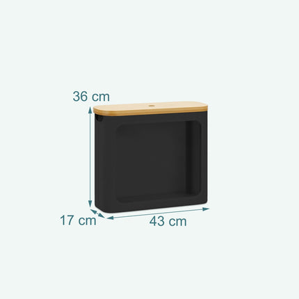 Porte-rouleau de papier toilette en tissu, capacité de 12 rouleaux