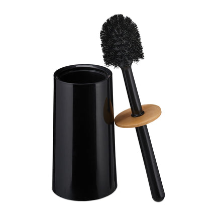 Brosse de toilette avec récipient
