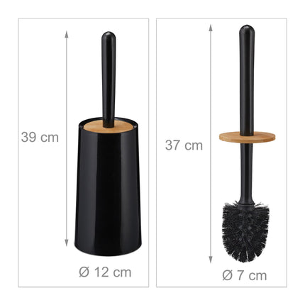 Brosse de toilette avec récipient