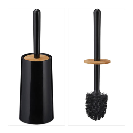 Brosse de toilette avec récipient