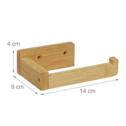 Porte-papier toilette en bambou