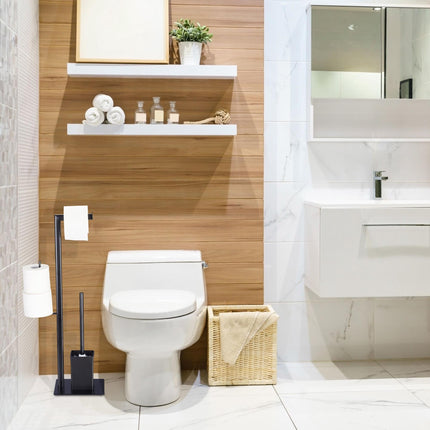 Siège de toilette noir