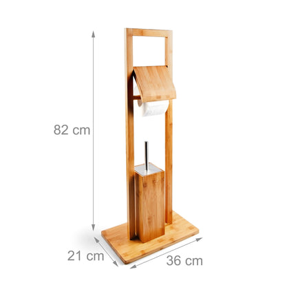 Toilet set in bamboo