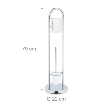 Ensemble de toilette en acier inoxydable