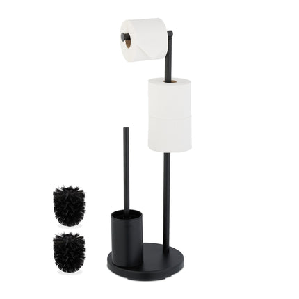 Ensemble de toilette avec porte-papier