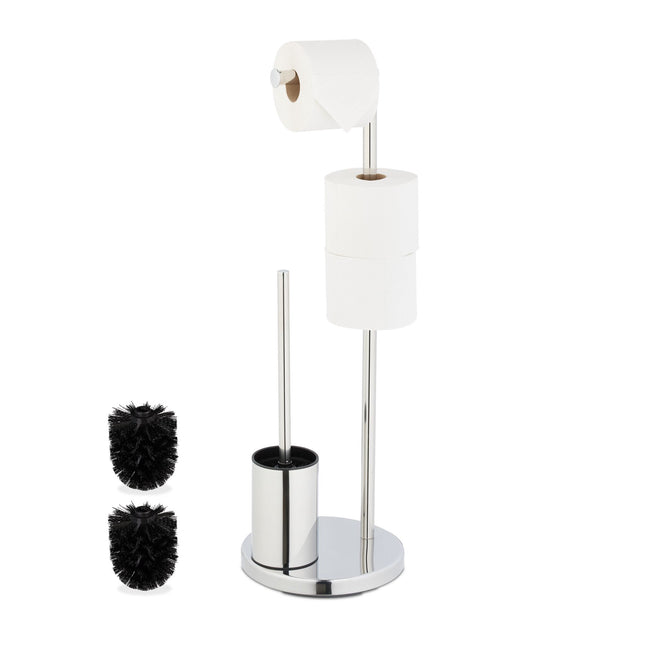 Ensemble de toilette avec porte-papier