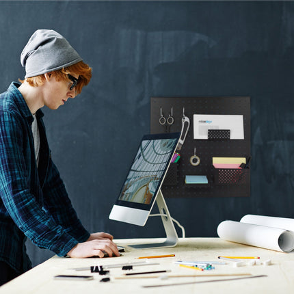 Porte-outils mural avec accessoires