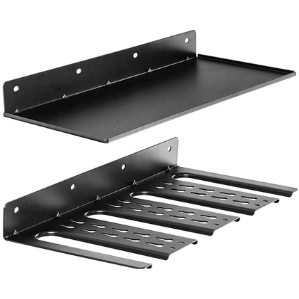 Étagère murale pour porte-outils avec 4 fentes et 36 trous de perçage, organisateur d'outils, porte-outils