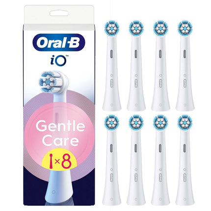 Aufsteckbürsten, Sanfte Pflege, Weiß, 8er-Pack