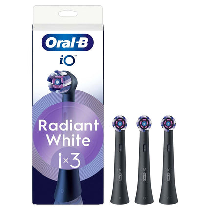 Zahnbürstenköpfe, Radiant White & Black, 3er-Pack
