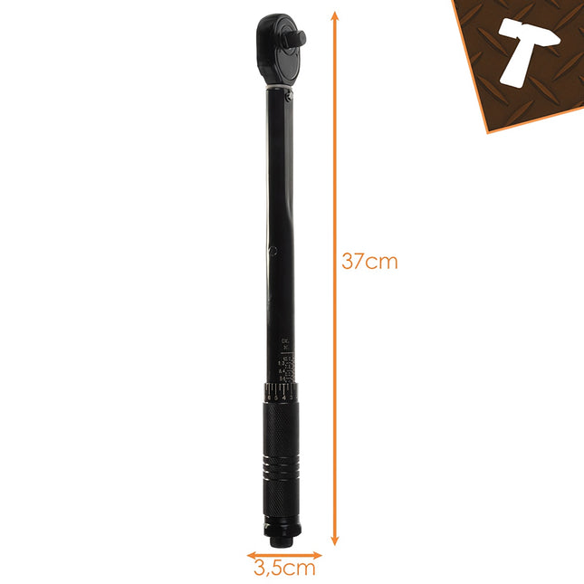 Clé dynamométrique 3/8" 7-112 Nm avec certificat d'étalonnage