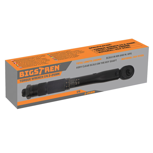 Clé dynamométrique 1/4 2-24Nm Bigstring 24591