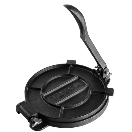 Tortilla Press, 8 Inch Cast Iron, Pre-Seasoned, 100 Sheets