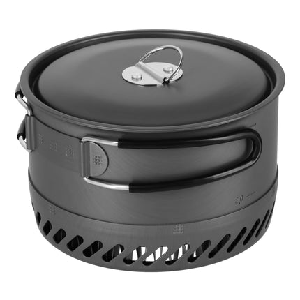 Kochtopf mit Deckel, Aluminium-Kühlkörper, 1000 ml