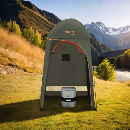 Touristen Umkleidekabine XL, Grün, Tragbares Sichtschutzzelt