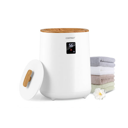 Sèche-serviettes avec affichage LED, capacité 18 L, blanc