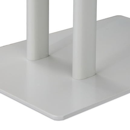 Porte-serviettes 2 fermetures blanc