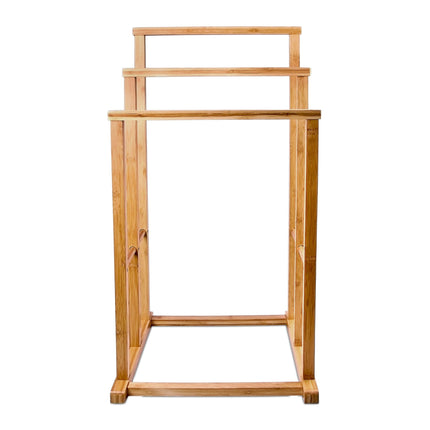 Towel hanger bamboo three bars