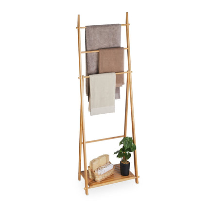 Porte-serviettes en bambou 4 tiges