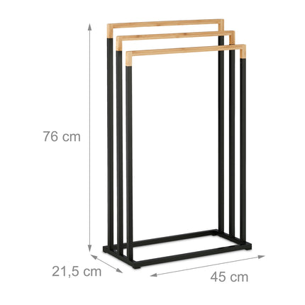 Porte-serviettes à 3 barres
