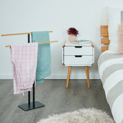 Porte-serviettes design en T