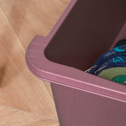 3-stöckiger Spielzeugschrank für Kinder – Rosa