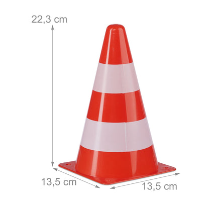 Ensemble de cônes de signalisation en 10