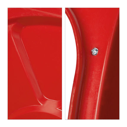 Miroir de circulation 60 cm rouge
